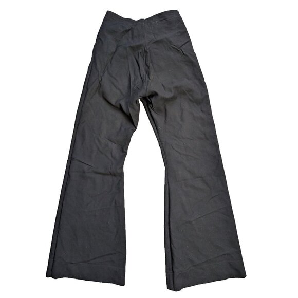 Vintage US Navy Crackerjack Pants Mens 28 Super Wide Leg Black Korean War 50s - Picture 1 of 14